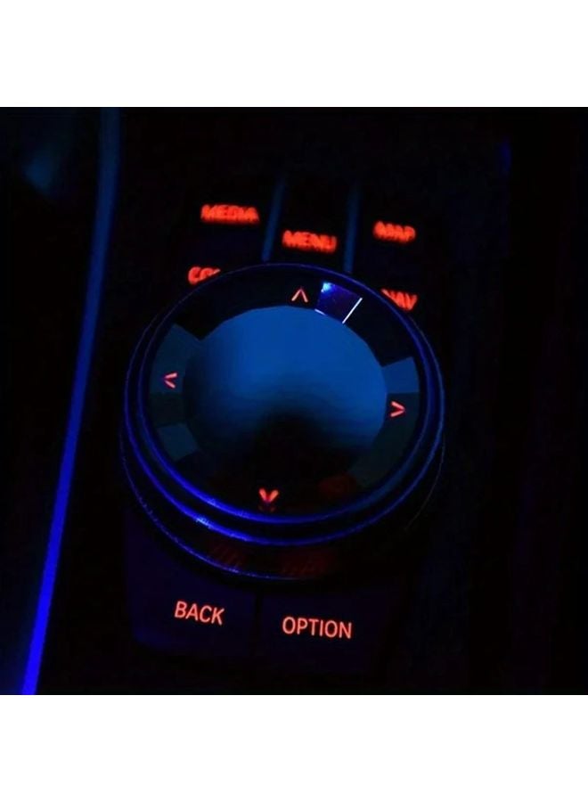 BMW Multimedia Knob Cover NBT Model ABS Interior Decor Upgrade - Image 4